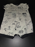 Toddler Pirate Themed Short Sleeve Bodysuit