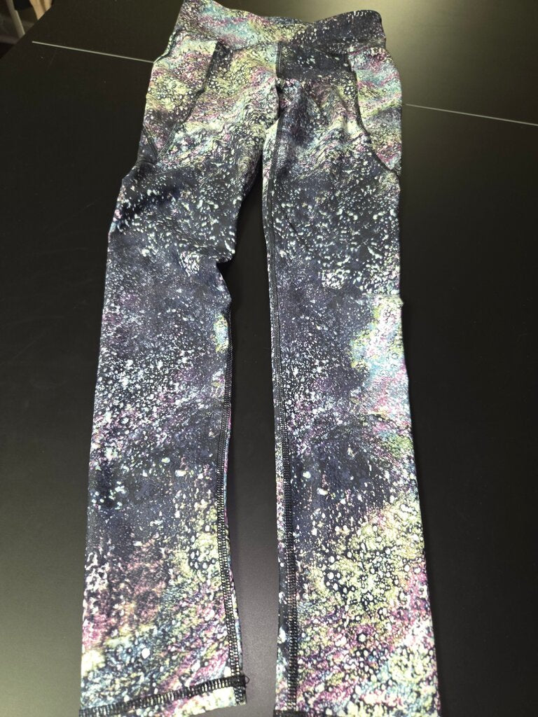 Multicolor Abstract Print Leggings
