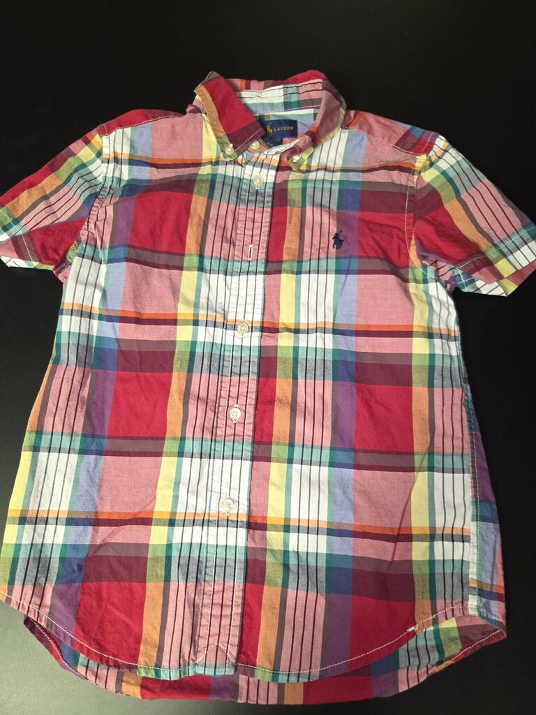Ralph Lauren Multicolored Plaid Short Sleeve Shirt