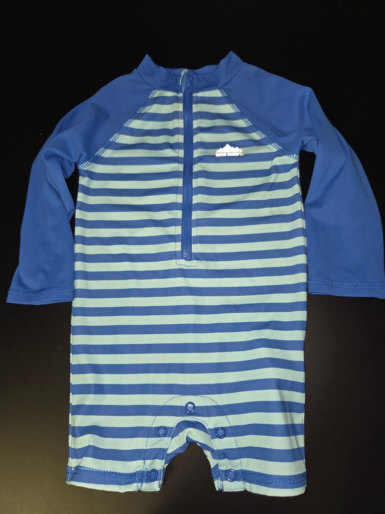 Boys' Striped Rash Guard Swim Suit
