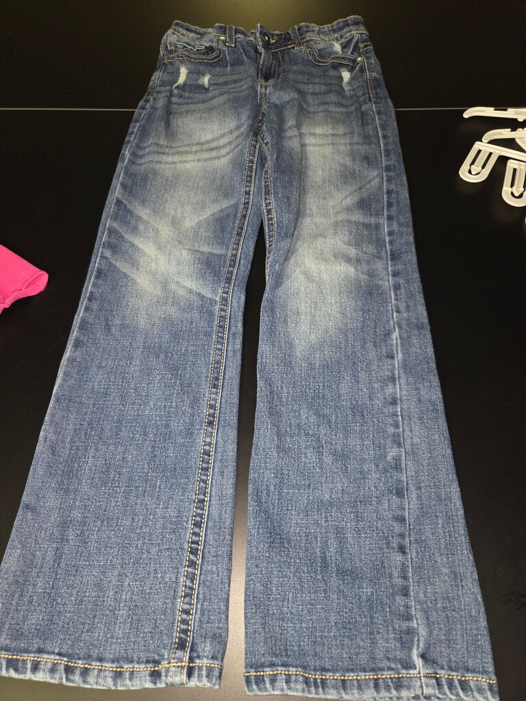 Distressed Blue Denim Jeans for Kids