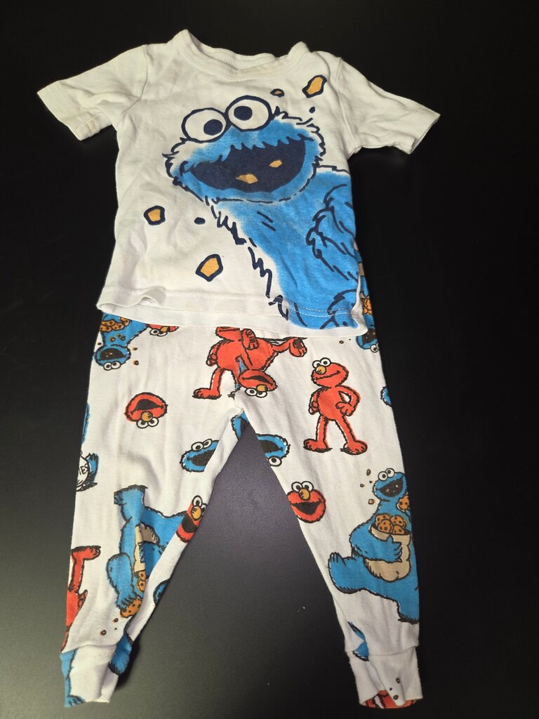 Sesame Street Cookie Monster and Elmo Pajama Set