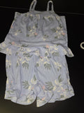 Floral Print Tank Top and Shorts Set