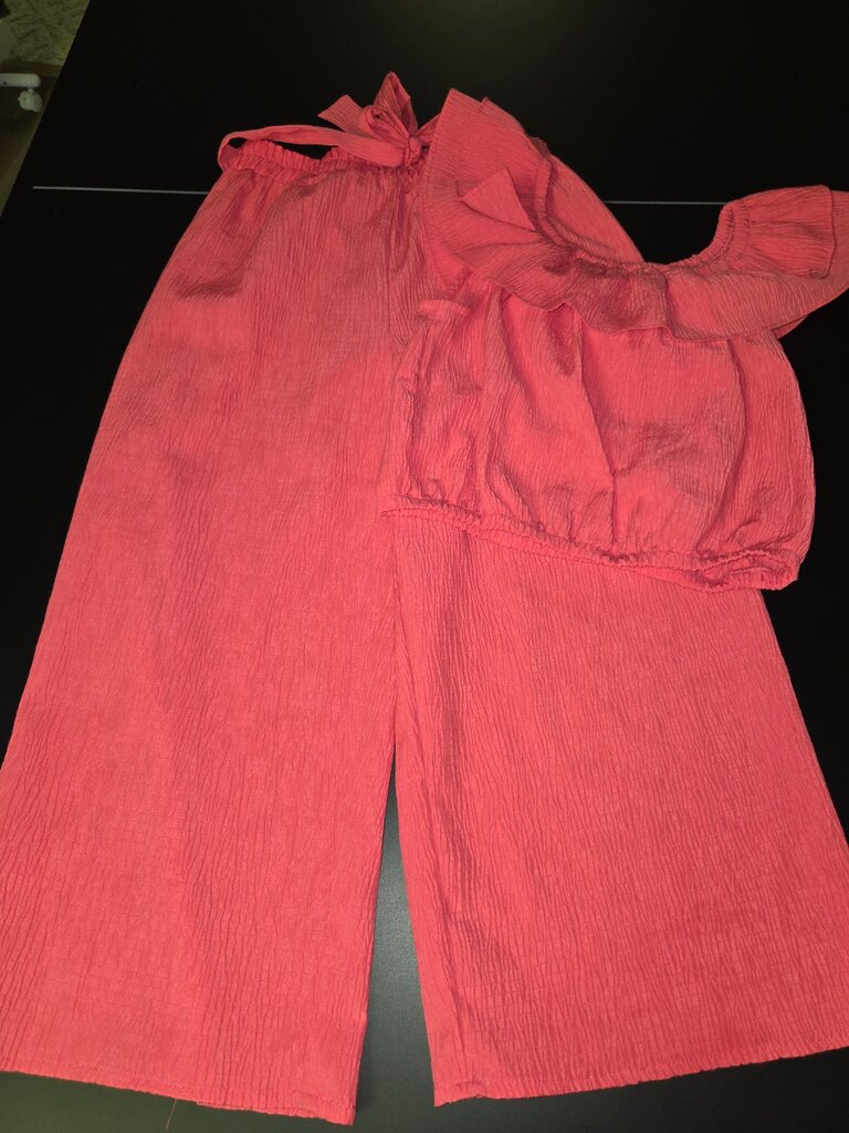 Coral Two-Piece Clothing Set
