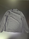 Black Ribbed Long Sleeve Top