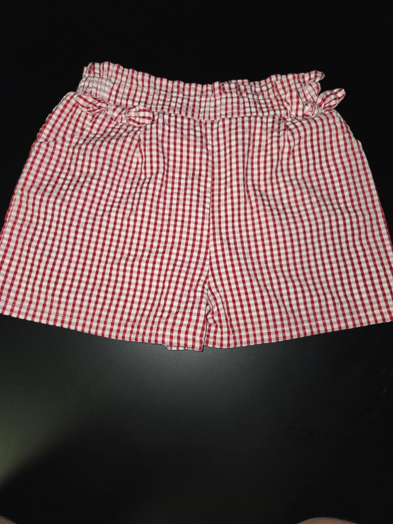 Red Gingham Check Shorts