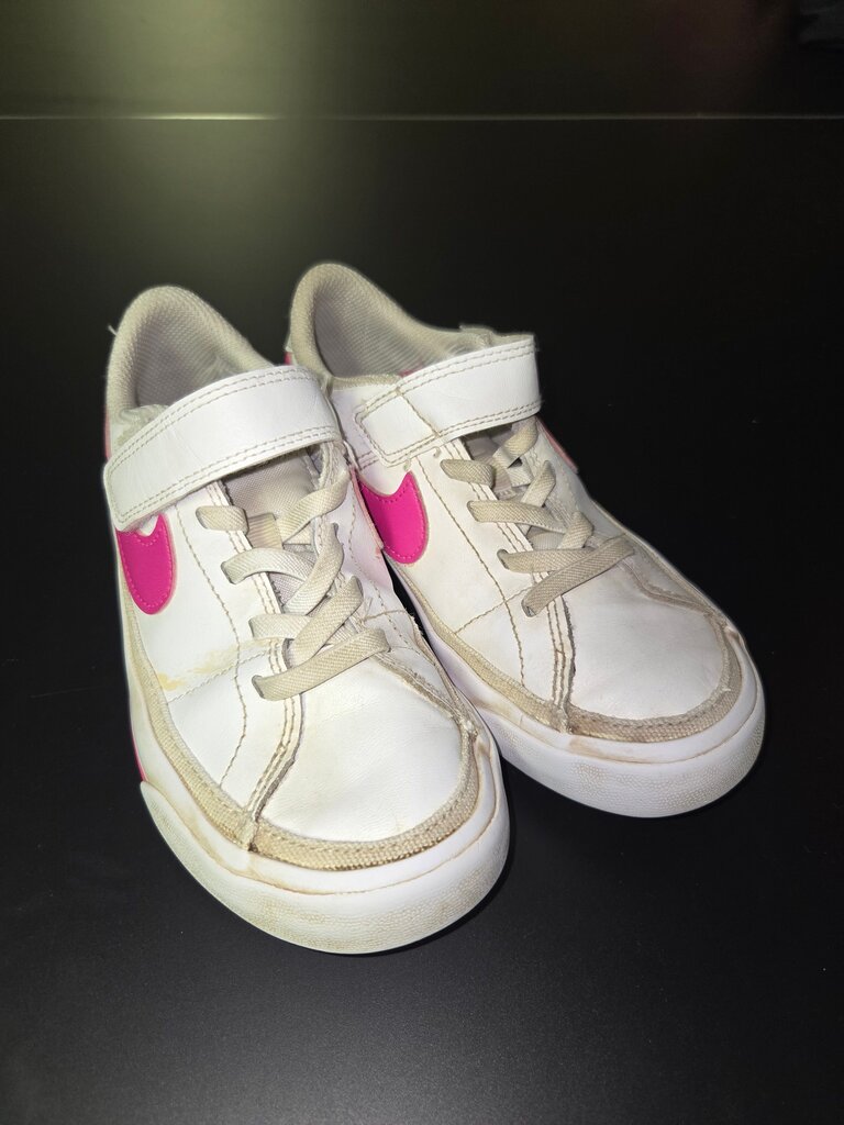 Nike White and Pink Children's Shoes