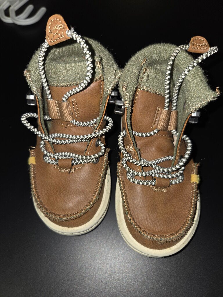 Brown Leather Childrens Boots