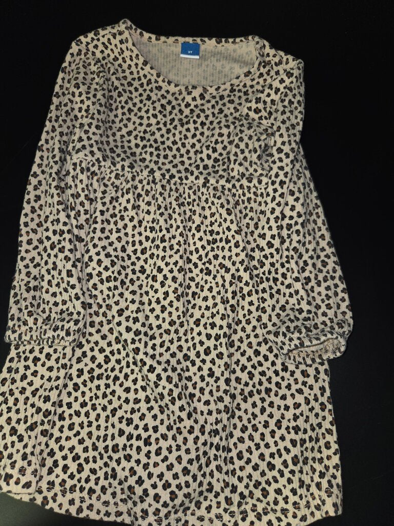 Leopard Print Dress for Girls