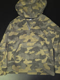Camo Fleece Hooded Pullover