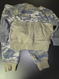 Boys Camouflage Sweatshirt and Pants Set