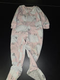 Cute Pink Sheep Print Pajamas