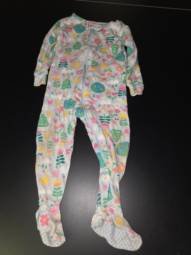 Floral Print Infant Pajama Set