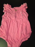 Pink Ruffled Baby Girl Romper