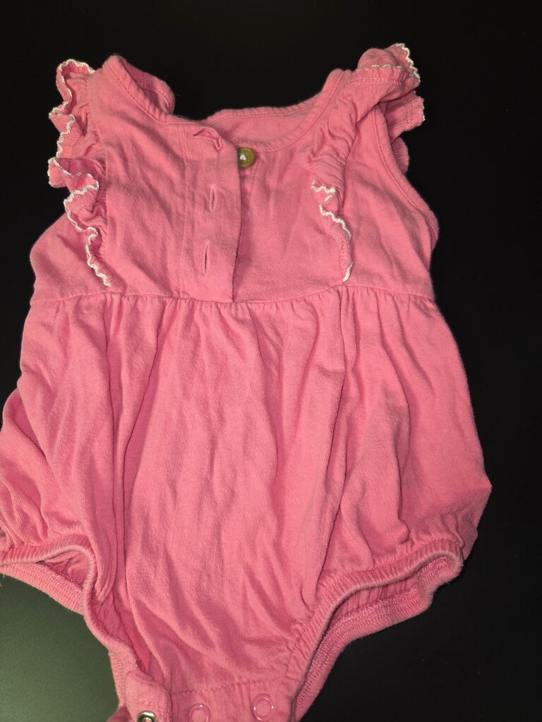 Pink Ruffled Baby Girl Romper