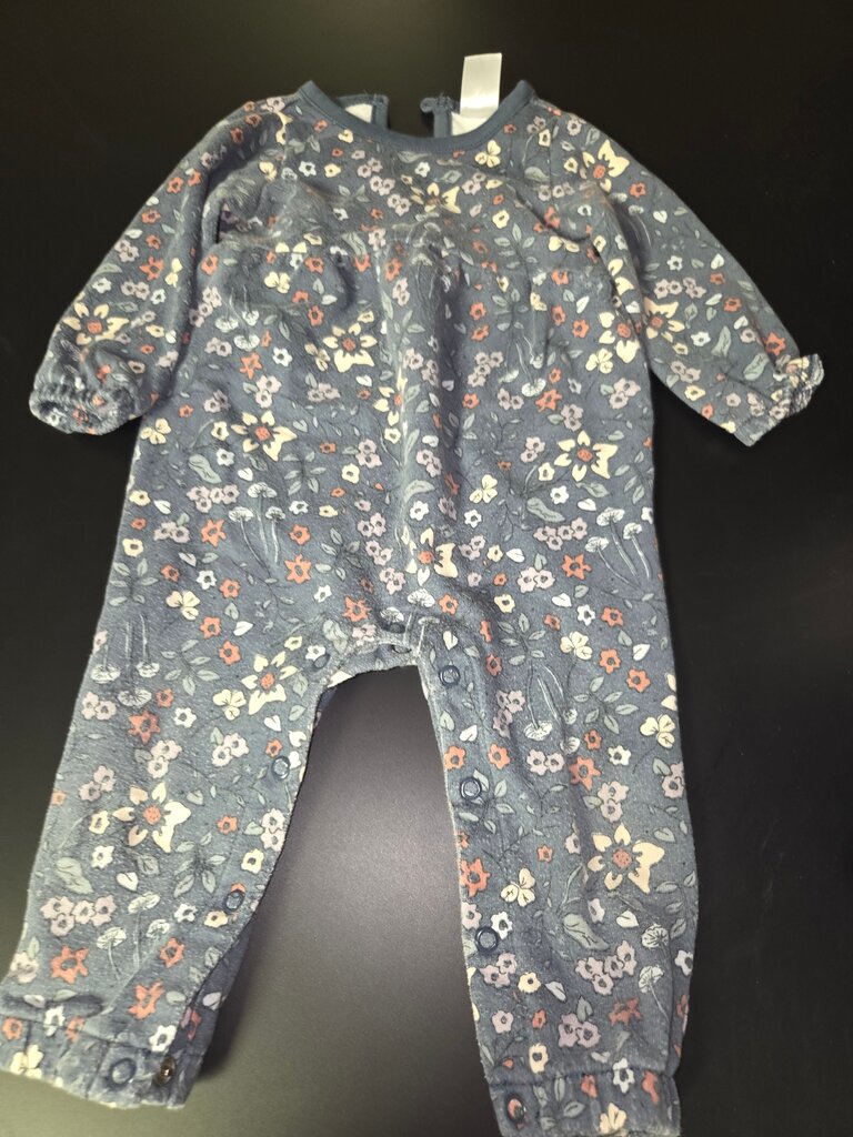 Floral Print Baby Romper