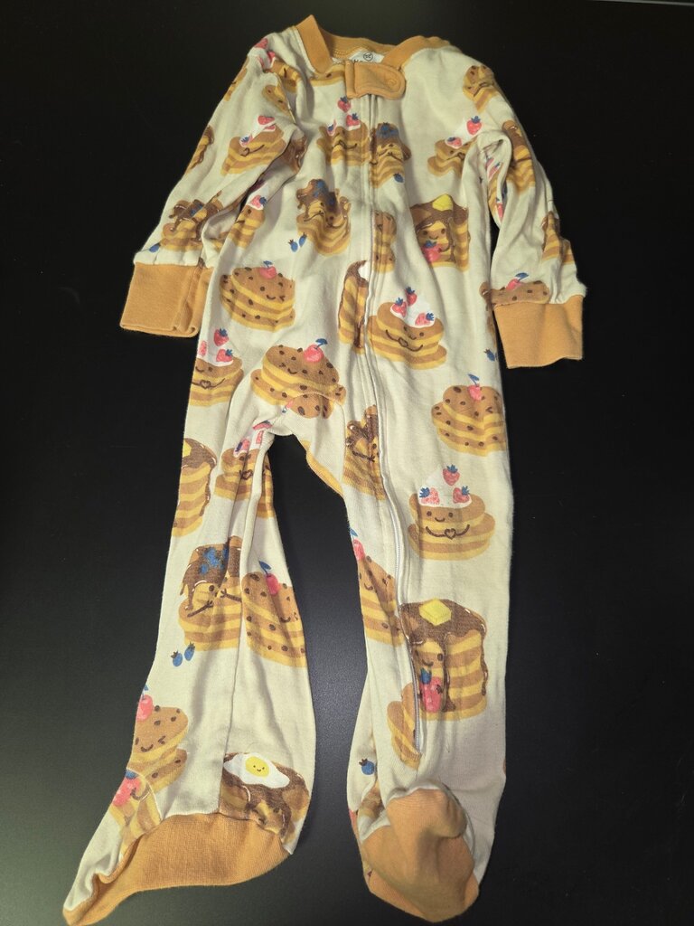 Pancake Print Baby Onesie