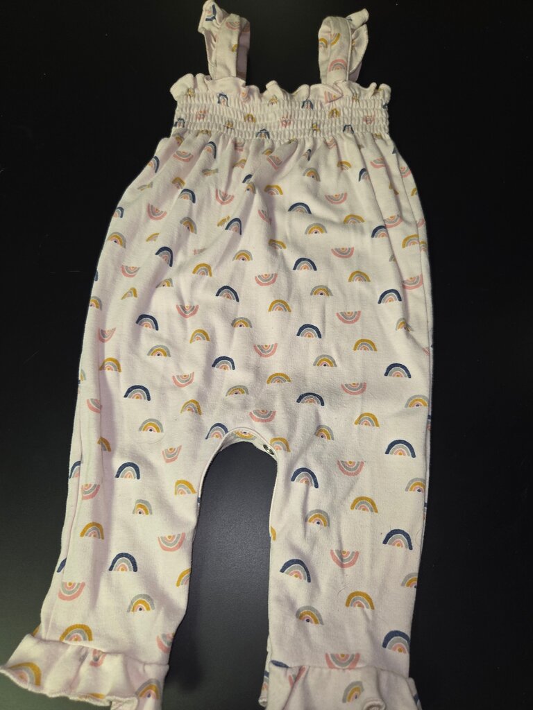 Rainbow Print Baby Romper