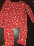 Red Snowflake Pajama Set