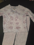 Pink Fuzzy Two-Piece Pajama Set