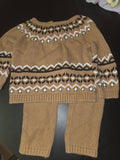 Girls' Cozy Knit Sweater and Pants Set