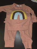 Toddler Rainbow Pattern Outfit