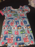 Camera Print Toddler Dress