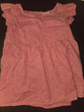 Girls Pink Embroidered Top