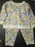 Colorful Smiley Face Pajama Set