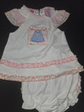 Girls' Floral Print Two-Piece Outfit