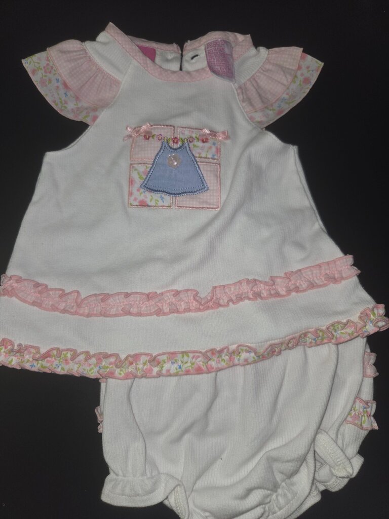 Girls' Floral Print Two-Piece Outfit