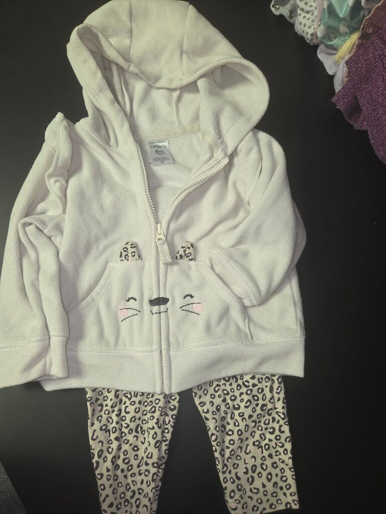 Carter's Baby Girls' Hoodie and Leggings Set