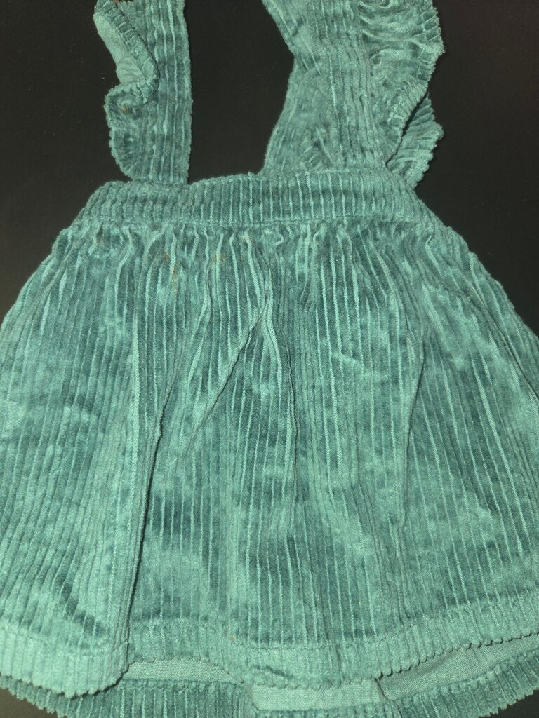 Teal Corduroy Dress
