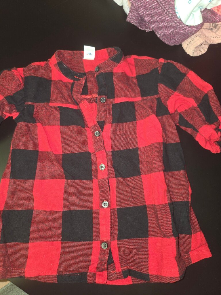 Red and Black Plaid Shirt