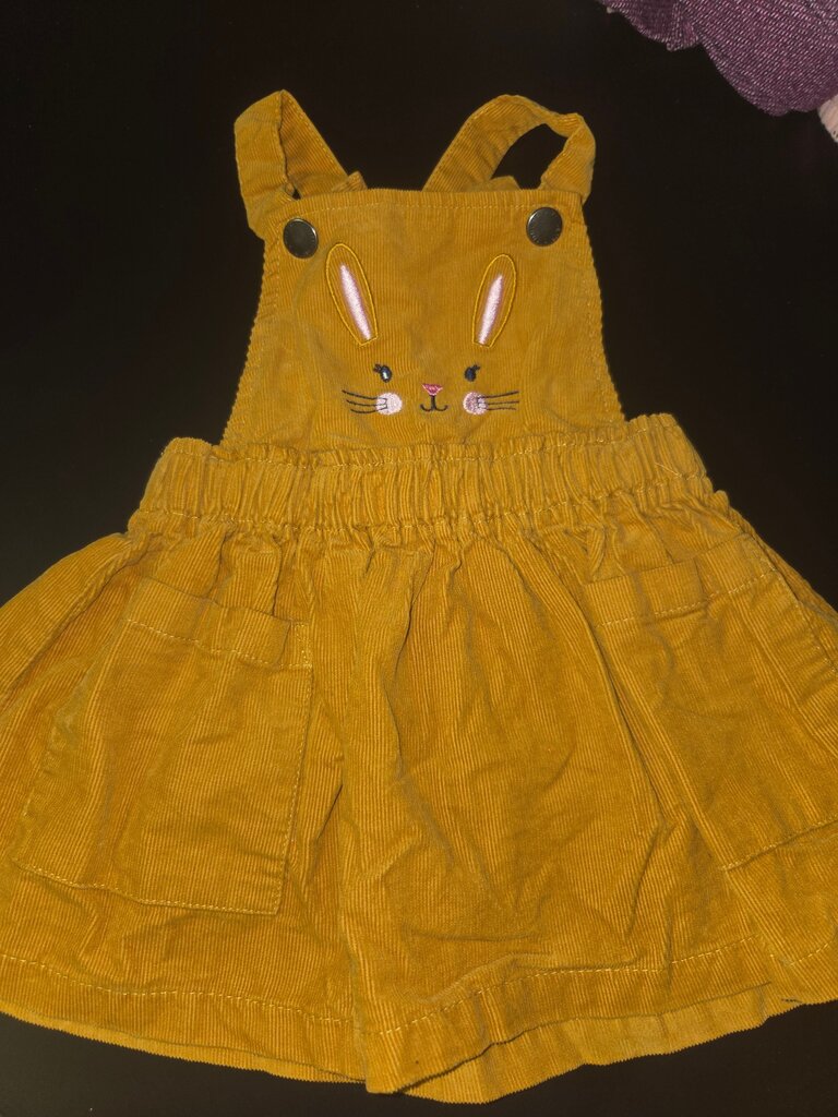 Girls' Rabbit Dress Overall