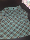 Plaid Long Sleeve Dress