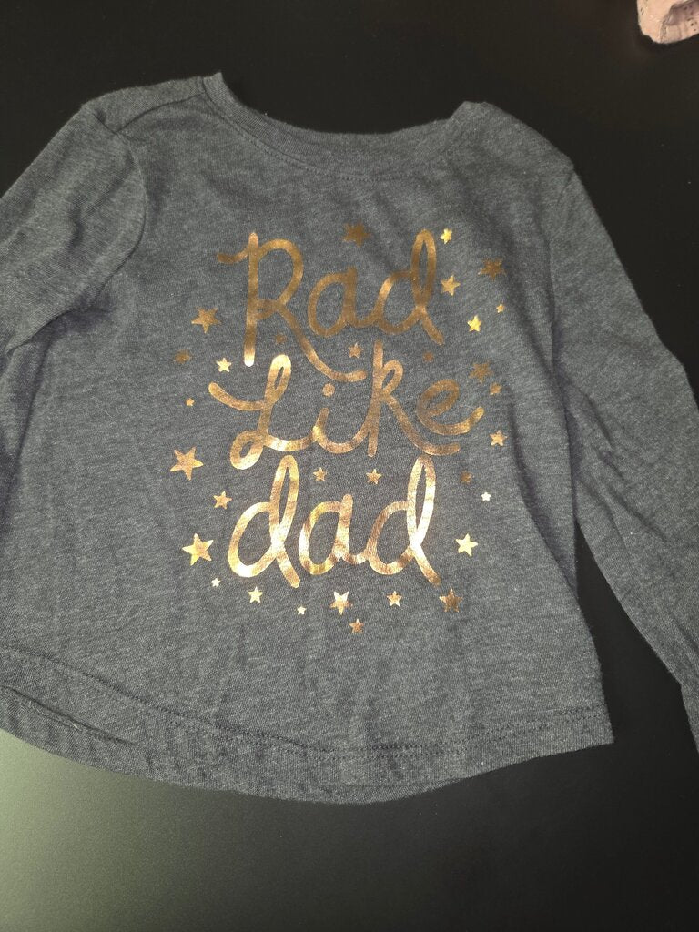 Rad Like Dad Graphic Long Sleeve Shirt