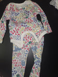 Floral Print Baby Outfit