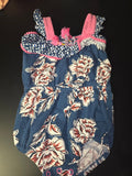 Floral Print Baby Girls Romper