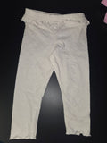 White Ruffled Toddler Leggings