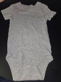 Gray Baby Onesie