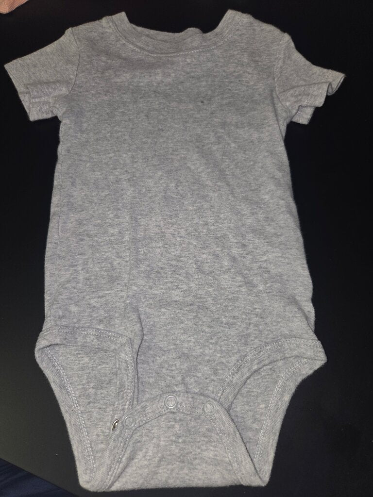 Gray Baby Onesie