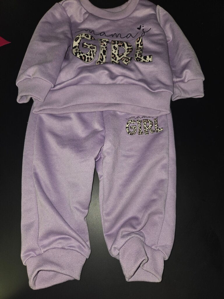 Mama's Girl Purple Sweat Suit