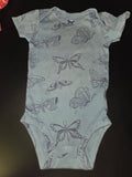 Butterfly Print Baby Bodysuit