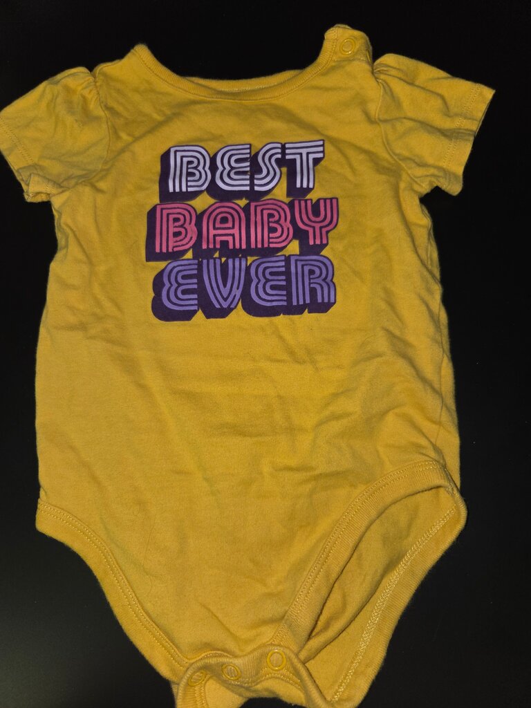 Best Baby Ever Yellow Onesie