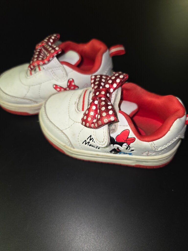 Minnie Mouse Toddler Sneakers with Bow