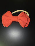Rust Bow Head Band