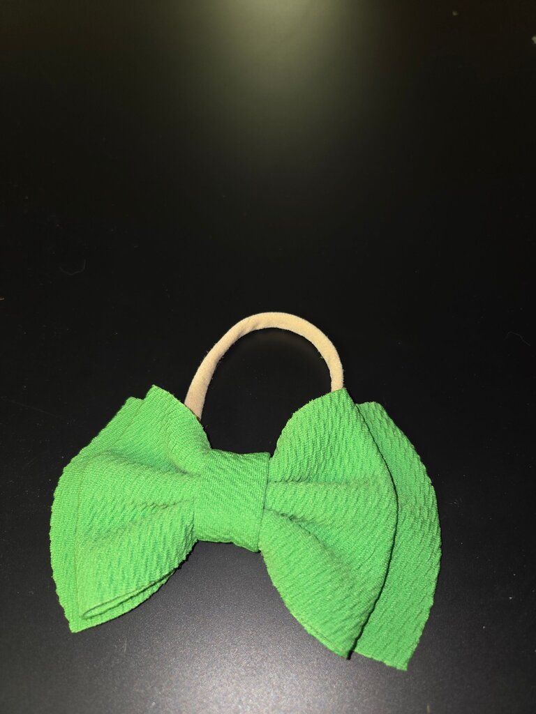 Green Bow Head Band