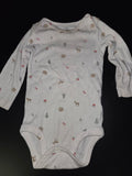 Long Sleeve Baby Bodysuit with Forest Animals