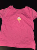 Pink Ice Cream Graphic T-Shirt